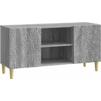 vidaXL TV Kast 102 x 34,5 x 50 cm Grijs Sonoma Bewerkt hout
