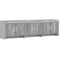 vidaXL TV Kast 168 x 33 x 47 cm Grijs Sonoma Bewerkt hout