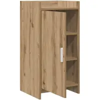 vidaXL Dressoir Artisanaal eiken 40 x 36 x 80 cm Bewerkt hout