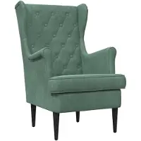 vidaXL Fauteuil Zeegroen Fluweel