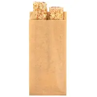 Packlinq Papieren vetvrije zakken Kraft 8,9x2,9x19,7cm (100 Stuks)