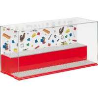 LEGO 40700001 Speel- en displaykast PLAY & DISPLAY CASE, iconisch, rood