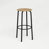 TIPTOE SSD Barkruk Graphite Black | 75 cm