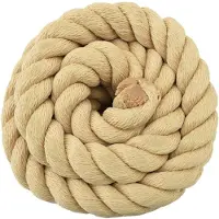 vidaXL Boottouw 10 m 6 Naturel PP