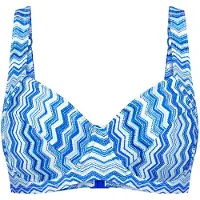 Triumph Bikinitop ' Red Label Mix & Match Summer ' blauw / wit
