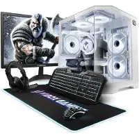 VIBOX Gaming PC Set - Intel i7 12700KF - RTX 5060 Ti - 16GB RAM - 1TB SSD - Windows 11 - WiFi 6 + Bluetooth 5.4 - 23" Monitor + Accessoires