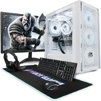 VIBOX Gaming PC Set - Intel i9 12900KF - RTX 5070 - 32GB RAM - 1TB SSD - Windows 11 - WiFi 6 + Bluetooth 5.4 - 27" Monitor + Accessoires