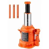 Vevor Hydraulische krik 20 t fleskrik met 17-32 cm hefbereik en 3-delige lange handgreep
