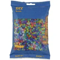 Hama strijkkralen - glittermix (201-54), 3000st.