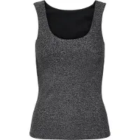 ONLY Top 'ONLea' zwart / zilver