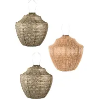Lumiz Tuinverlichting op zonne energie - Solar tuinverlichting - Solar Lampion - Crown Set - 3 stuks