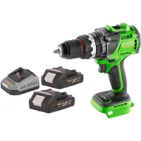 Procraft PA18ProBL-BB accu-klopboormachine 20 V 180 Nm borstelloos + 2x accu 2,0 Ah + oplader