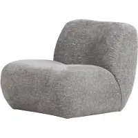 Woood Nomu Fauteuil Craquelé - Velvet - Lichtblauw - 74x76x92