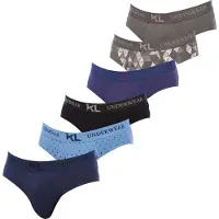 Kisses&love Verpakking van 6 Heren Katoenen Boxershorts KLSP6
