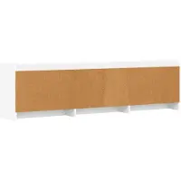 vidaXL TV Kast 168 x 33 x 47 cm Wit Bewerkt hout
