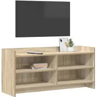 vidaXL TV Kast 100 x 33 x 47 cm Sonoma Eiken Bewerkt hout