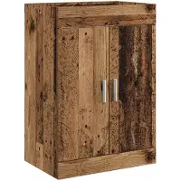 vidaXL Badkamer Onder Het Wastafel Kast Oud hout 78,5 x 37,5 x 81 cm
