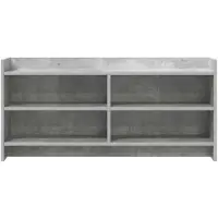vidaXL TV Kast 100 x 33 x 47 cm Betongrijs Bewerkt hout