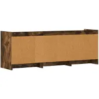 vidaXL TV Kast 130 x 33 x 47 cm Gerookt eiken Bewerkt hout