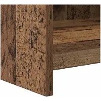 vidaXL Schoenenkast met opslag Oud hout 48 x 36 x 92 cm Bewerkt hout