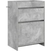 vidaXL Badkamer Onder Het Wastafel Kast Betongrijs 56 x 37,5 x 81 cm