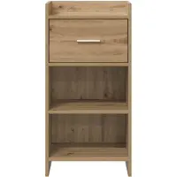 vidaXL Dressoir Artisanaal eiken 40 x 36 x 80 cm Bewerkt hout