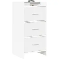 vidaXL Dressoir Wit 40 x 36 x 80 cm Bewerkt hout