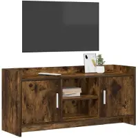 vidaXL TV Kast 102 x 33 x 47 cm Gerookt eiken Bewerkt hout