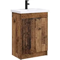 vidaXL Badkamermeubel Set Oud hout 78,5 x 37,5 x 81 cm Bewerkt hout