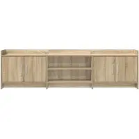 vidaXL TV-meubels, 168 x 33 x 47 cm, Sonoma-eikenhout, houtvezel
