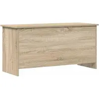 vidaXL Opbergkist Sonoma Eiken 100 x 40 x 50 cm Bewerkt hout