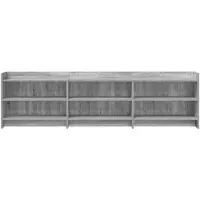 vidaXL TV-meubels, 168 x 33 x 47 cm, grijs Sonoma, houtvezel