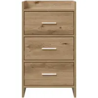 vidaXL Nachttafels Artisanaal eiken 40 x 36 x 70 cm Bewerkt hout