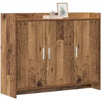vidaXL Dressoir, gerecycled hout, 98,5 x 33 x 80 cm, houtvezel