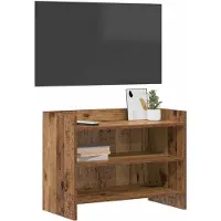 vidaXL TV Kast 60 x 33 x 47 cm Oud hout Bewerkt hout