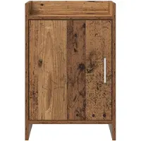 vidaXL Nachttafels Oud hout 40 x 30 x 60 cm Bewerkt hout