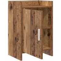vidaXL Nachttafels Oud hout 40 x 30 x 60 cm Bewerkt hout