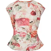 Y.A.S Top gemengde kleuren / wit