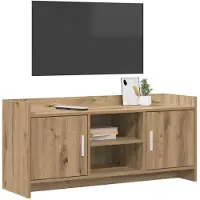 vidaXL TV Kast 102 x 33 x 47 cm Artisanaal eiken Bewerkt hout