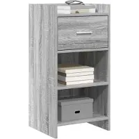 vidaXL Dressoir Grijs Sonoma 40 x 36 x 80 cm Bewerkt hout