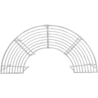 vidaXL Boom Bank 4 -zits 160 x 80 x 44 cm steel Antiek wit halfrond