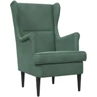 vidaXL Fauteuil Zeegroen Fluweel