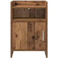 vidaXL Nachttafels Oud hout 40 x 36 x 60 cm Bewerkt hout