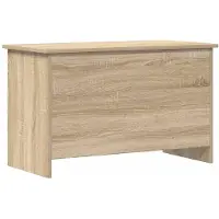 vidaXL Opbergkist met opslag Sonoma Eiken 80 x 40 x 50 cm Bewerkt hout