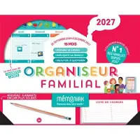 Editions 365 ORGANISEUR FAMILIAL MEMONIAK (SEP.2026-DEC.2027)