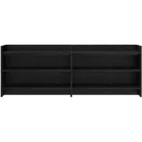 vidaXL TV Kast 130 x 33 x 47 cm Zwart eiken