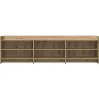 vidaXL TV-meubels, 168 x 33 x 47 cm, houtvezel, artisan-eikenhout
