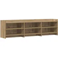 vidaXL TV Kast 168 x 33 x 47 cm Artisanaal eiken Bewerkt hout