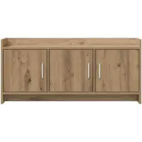 vidaXL TV Kast 102 x 33 x 47 cm Artisanaal eiken Bewerkt hout