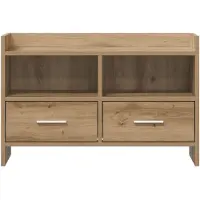 vidaXL TV Kast 71,5 x 33 x 47 cm Artisanaal eiken Bewerkt hout